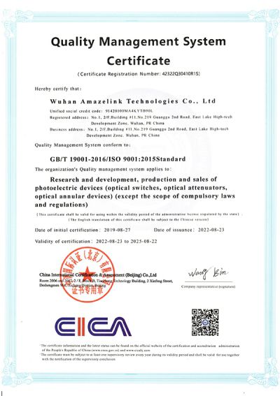 Certificates
